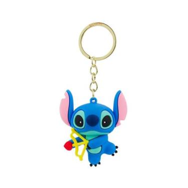 Imagem de Chaveiro Metal e Silicone Stitch 6cm Presente Lembrancinha Desenho - D
