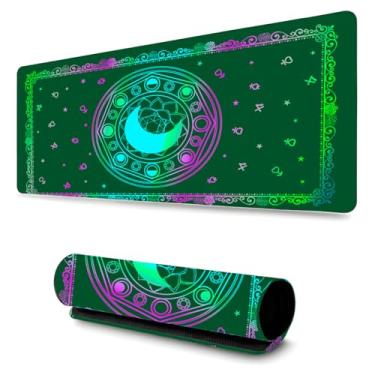 Imagem de Mouse Pad Gamer Profissional Confortável Antiderrapante Escritório e Games 90x40 - Lua