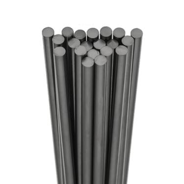 Imagem de Kwweeoo Eletrodo de tungstênio, eletrodo de soldagem TIG, eletrodo de soldagem WIG, haste de tungstênio, tungstênio de cério, 5 peças, diâmetro 3 mm, comprimento 450 mm