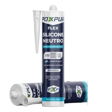Imagem de Silicone Neutro Profissional Poxpur  Alta Resistência e Performance  2