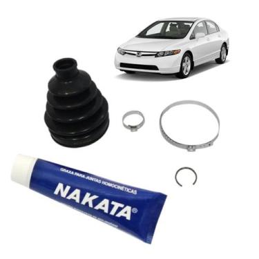 Imagem de Coifa Dianteira Homocinética Lado Roda Honda New Civic 1.8 2006 A 2011
