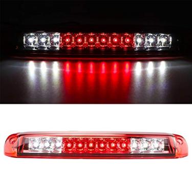 Imagem de Conjunto de luz de carga de freio central de teto traseiro de LED terceiro terceiro, substituição de luz traseira de parada de montagem alta para Silverado/Sierra GMT800 (lente vermelha com carcaça