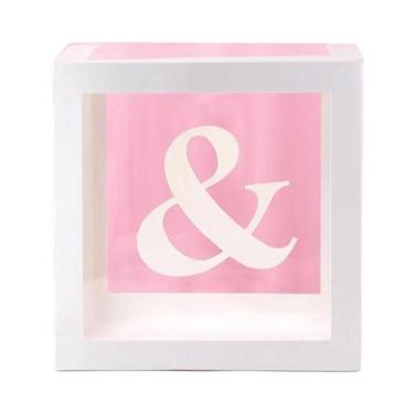 Imagem de Caixa de Balão Transparente para Chá de Bebê, Aniversário e Casamento 