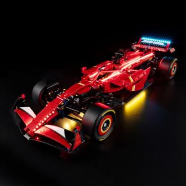 Imagem de Kyglaring LED Lighting Kit for Lego Technic Ferrari SF-24 F1 Car Model Set, Compatible with Lego 42207, Brick Sets Not Included(Remote Control)