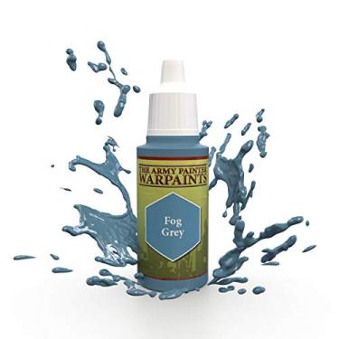 Imagem de The Army Painter Fog Grey Warpaint - Acrylic Non-Toxic Heavily Pigmented Water Based Paint for Tabletop Roleplaying, Boardgames, and Wargames Miniature Model Painting
