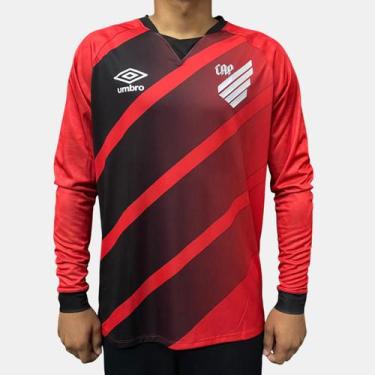 Imagem de Camisa ML Athletico Paranaense I 20/21 s/n Torcedor Umbro Masculino, E