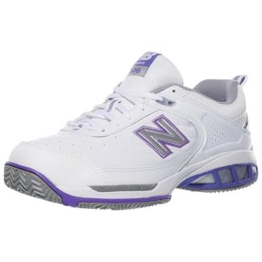 Imagem de New Balance Tênis feminino 806 V1, Branco, 7.5 Wide