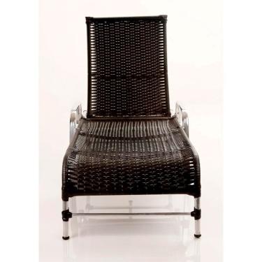 Imagem de Espreguiçadeira Decorativa Para Piscina Jardim Pedra Ferro