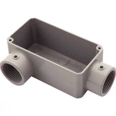 Imagem de Condulete Fixo 1" Tipo "lr" - Sem Tampa / Rosca Bsp / Com Pintura Eletrostática A Pó Tramontina