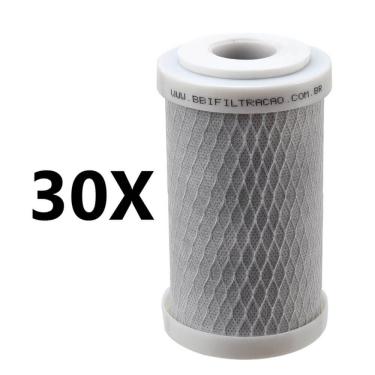 Imagem de Kit 30 Refil Filtro 5 Carbon Block Carvão Bbi Pentair