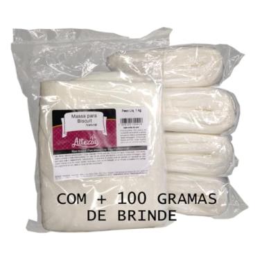 Imagem de Massa de Biscuit Natural Altezza 900g Com + 100g de Bônus Porcelana Fria Modelável