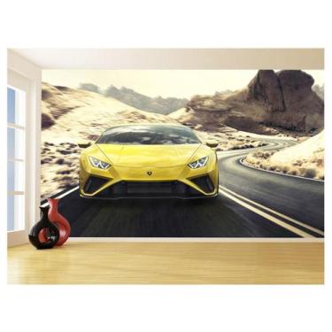 Imagem de Papel De Parede Carro Lamborghini V10 Huracan 3,5M Car199 - Você Decor