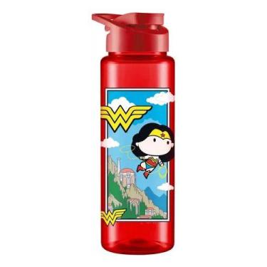 Imagem de Garrafinha Infantil Squeeze Sport 750ml Mulher Maravilha - Bandeirante