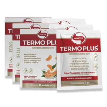 Imagem de Kit 3 Termo Plus Vitafor Tangerina Com Chá Verde 30 Sachês