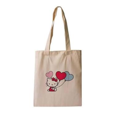 Imagem de Eco.bag Bolsa De Praia He.llo Kit.ty (HK_03)
