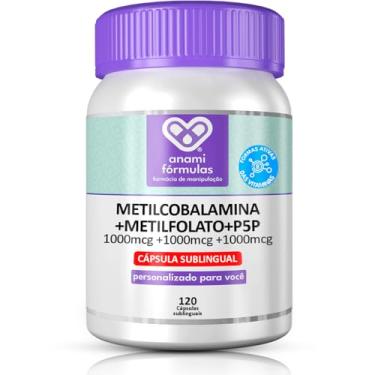 Imagem de Piridoxal Fosfato+Vit.B9+Vit.B12 Ativas 3x 1000mcg 120cp Sublingual