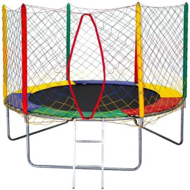 Imagem de CAMA ELÁSTICA PULA PULA 2,44 m SUPORTA ATÉ 235KG NACIONAL - TRAMPOLIM 