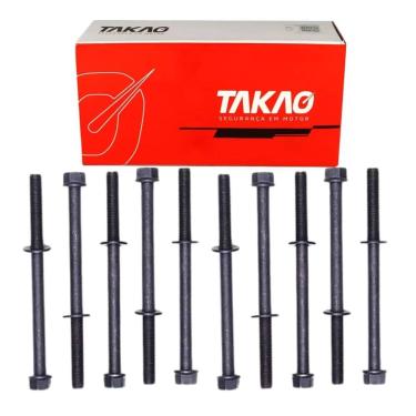 Imagem de Parafuso De Cabeçote (Jg) Civic 1.6 16V 1992 A 1997 / Civic 1.7 16V 2001 A 2006 - Takao Pch17A