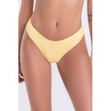 Imagem de Fio Dental em Microfibra - Angela Rabelo, Amarelo, GG