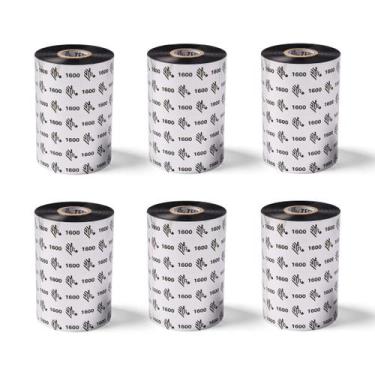 Imagem de Fita Zebra Standard Black Wax 110mm para Impressora Industrial