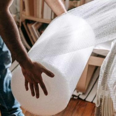 Imagem de Plástico Bolha Bobina 43cm X 100metros E-Commerce 25 micras - oem