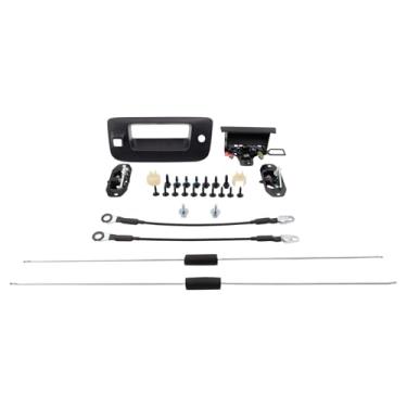 Imagem de TRQ Kit de reparo de porta traseira compatível com Chevrolet Silverado 2007-2013 1500 2007-2014 Silverado 2500 HD Silverado 3500 HD GMC Sierra 1500 Sierra 2500 HD Sierra 3500 HD