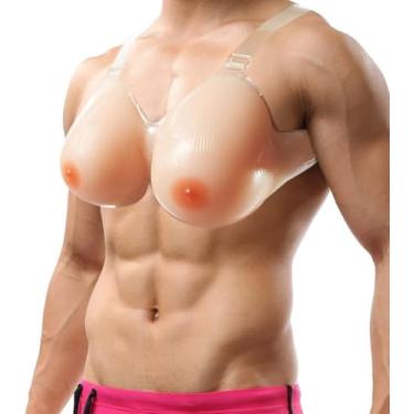 Imagem de Rziioo Silicone Mama Forma Peitos Seios Falsos Com Alças Ajustáveis Para Crossdresser Trsgender Mastectomia
