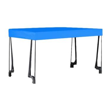 Imagem de Generic Toldo, cobertura de toldo, proteção solar, para carroça dobrável, para carrinhos de acampamento de 8 polegadas, Azul