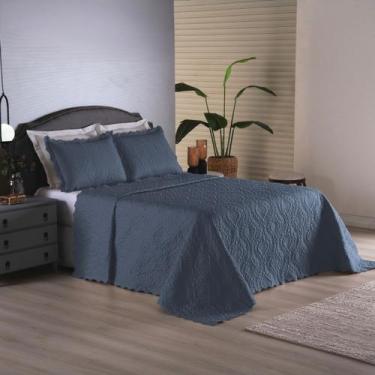 Imagem de Cobre Leito Para Quarto Tamanho Casal Padrão Dupla Face 3Pçs - EMPÓRIO