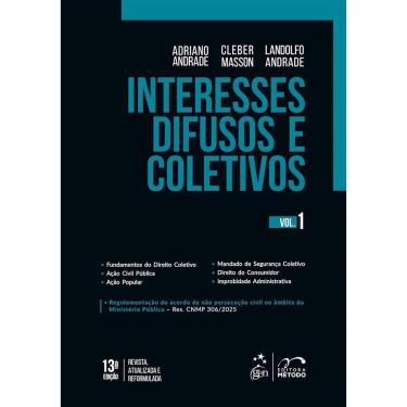 Imagem de Interesses Difusos e Coletivos - Vol.1 - 13ª Edição 2025