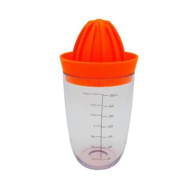 Imagem de Espremedor de Frutas Manual Copo com Medidas Acrílico Laranja - Fábric