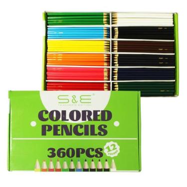 Imagem de Lápis de cor S & E TEACHER'S EDITION 360 unidades para adultos e crian