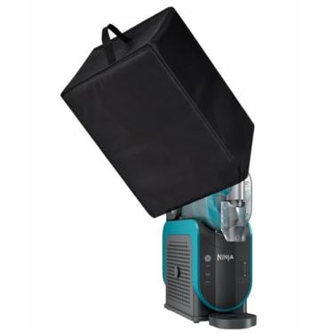 Imagem de AF-WAN Capa Protetora Contra Poeira Para Máquina De Bebidas E Raspadinhas Profissional Ninja Fs299 88 Oz, Nylon 600D, À Prova D'Água, Dobrável (Preta)