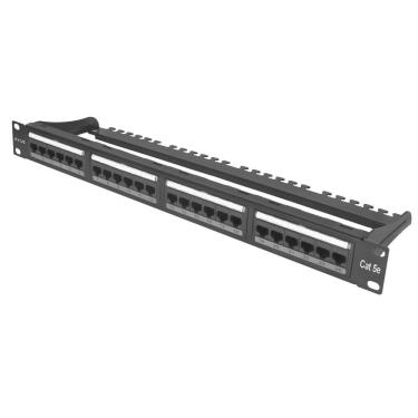 Imagem de Patch Panel Evus Cat5e 24 Portas Ev-pp-5e-24