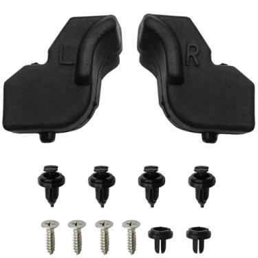 Imagem de Dunviku Kit de substituição de almofada de para-choque de porta traseira com parafusos 1,7 m 2 m Cama esquerda direita batentes de borracha FL3Z99439A00A FL3Z99439A00B serve para modelos Ford F150