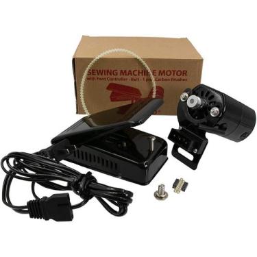 Imagem de Motor Máquina Doméstica Universal -Singer Etc Preto 220V - Imporpropri