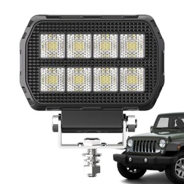 Imagem de Luzes LED,Barra de Luz LED de Alumínio para Trabalho e Camiões - Iluminação Multifuncional à Prova de Pó para ATV Reboque Veículo Barco Automóvel