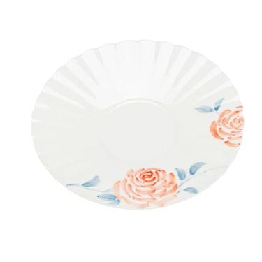 Imagem de Conjunto de chá de gongfu pintado à mão boutique – rosa romântica em porcelana branca pura, inclui mini bule, Gaiwan, xícaras de chá e bandeja de chá, conjunto de cerimônia de chá, conjunto de chá