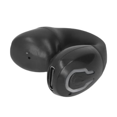 Imagem de Zopsc Fones de Ouvido Sem Fio Bluetooth V5.4 Fones de Ouvido Lateral único Anel Aberto Com Fone de Ouvido Sem Fio para Exercícios Esportivos Em Execução (BLACK)