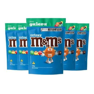 Imagem de 5 Pacotes M&MS 120G COOKIE OU CRISPY Edição Limitada - M&M's, Crispy