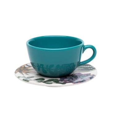 Imagem de Xícara de Chá com pires 200ml Unni Bothânica Oxford