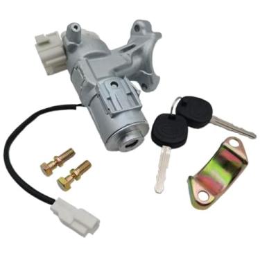 Imagem de Canyoyi 45020-02-3 45020023 Interruptor de montagem de cilindro de bloqueio de ignição 2 teclas compatíveis com Toyota Corolla Matrix 2003 2004 2005 2006 2007 2008, interruptor de ignição interno do