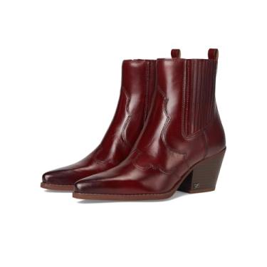 Imagem de Sam Edelman Bota feminina West Western, Escarlate profundo, 42