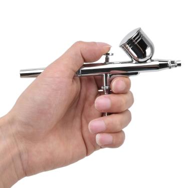 Imagem de Kit de Aerógrafo, Kit de Escova de Ar de Aço Inoxidável, Ação Dupla, Caneta Spray de Tinta Pequena, Máquina de Aerógrafo para Arte Em Unhas, Modelo de Maquiagem, Pintura, Barbeiro