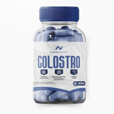 Imagem de Colostro Bovino, Vitamina K, Vitamina D, 60 cáps - Nanovit