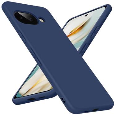 Imagem de Bastmei Capa projetada para Google Pixel 9a, [silicone TPU flexível + interior macio] Capas de telefone minimalistas, proteção de câmera à prova de choque antiarranhões leve fosca para Google Pixel 9a