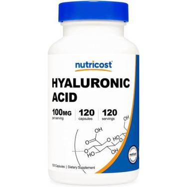 Imagem de Ácido Hialurônico 100 mg 120 Capsulas Nutricost