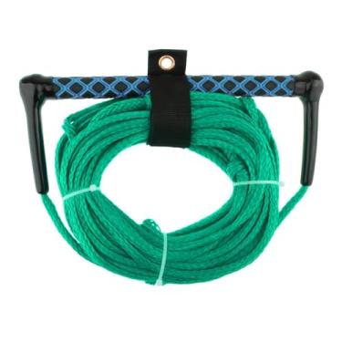 Imagem de MotiveTech Corda para Esqui Aquático, Corda de Reboque para Wakeboard com Alça, Linha de Reboque, 23 M, Guia para Esportes Aquáticos para Surfe, Acessórios para, Corda Verde