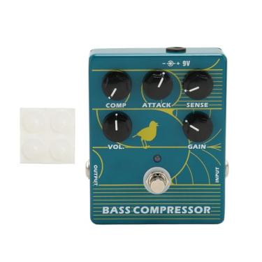 Imagem de Bass Guitar Pedal Aluminum Aluman Compression Effect Pedal com ataques de ganho de ataque voltado para performance ao vivo e gravação de estúdio