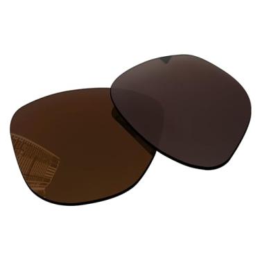 Imagem de Acefrog Lentes de reposição polarizadas de 1,5 mm para óculos de sol Oakley Frogskins OO9013, material atualizado, resistente a impactos - Bronze Marrom polarizado - 1,5 mm